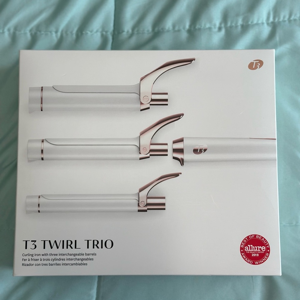 T3 Micro Twirl Trio curling wand set!! New in Box